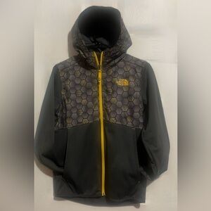The North Face Charcoal and Mustard Hexagon Jacket